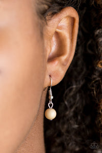 PRE-ORDER - Paparazzi Beach Party Pageant - Brown - Necklace & Earrings - $5 Jewelry with Ashley Swint