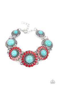 PRE-ORDER - Paparazzi Bodaciously Badlands - Red - Bracelet - $5 Jewelry with Ashley Swint