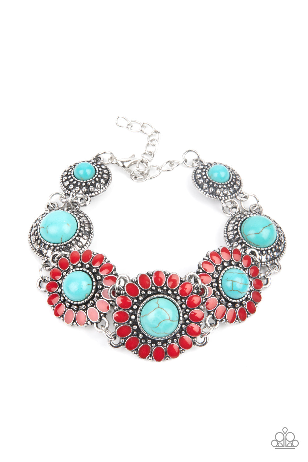 PRE-ORDER - Paparazzi Bodaciously Badlands - Red - Bracelet - $5 Jewelry with Ashley Swint