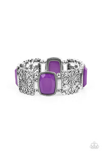 PRE-ORDER - Paparazzi Colorful Coronation - Purple - Bracelet - $5 Jewelry with Ashley Swint