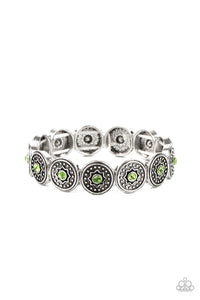 PRE-ORDER - Paparazzi Colorfully Celestial - Green - Bracelet - $5 Jewelry with Ashley Swint