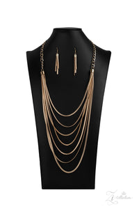 Paparazzi COMMANDING - Necklace & Earrings - Zi Signature Collection 2020 - $5 Jewelry with Ashley Swint