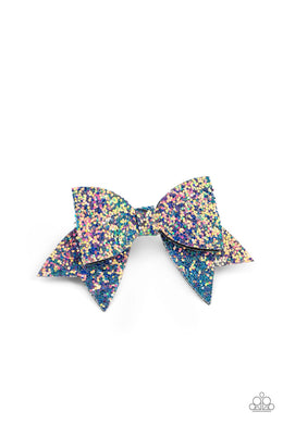 Paparazzi Confetti Princess - MULTI - Sequins - Glittery Leather - Hair Clip - $5 Jewelry with Ashley Swint