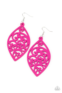 PRE-ORDER - Paparazzi Coral Garden - Pink - Earrings - $5 Jewelry with Ashley Swint