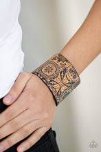 Load image into Gallery viewer, Paparazzi Cork Culture - Multi - Square Floral Pattern - Leather Wrap / Snap Bracelet - $5 Jewelry with Ashley Swint