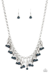 PRE-ORDER - Paparazzi Cosmopolitan Couture - Blue - Necklace & Earrings - $5 Jewelry with Ashley Swint
