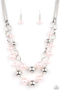 PRE-ORDER - Paparazzi COUNTESS Your Blessings - Pink - Necklace & Earrings - $5 Jewelry with Ashley Swint