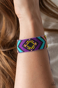 PAPARAZZI Desert Dive - Purple - $5 Jewelry with Ashley Swint