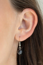 Load image into Gallery viewer, Paparazzi Desert Hustle - Black - Silver Chain Necklace and matching Earrings - $5 Jewelry with Ashley Swint