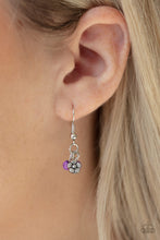 Load image into Gallery viewer, Paparazzi Desert Meadow - Purple Stone - Shimmery Silver Chain - Necklace &amp; Earrings - $5 Jewelry with Ashley Swint