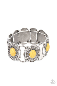 PRE-ORDER - Paparazzi Desert Relic - Yellow - Bracelet - $5 Jewelry with Ashley Swint