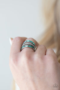 PRE-ORDER - Paparazzi Emulating Edge - Green - Ring - $5 Jewelry with Ashley Swint