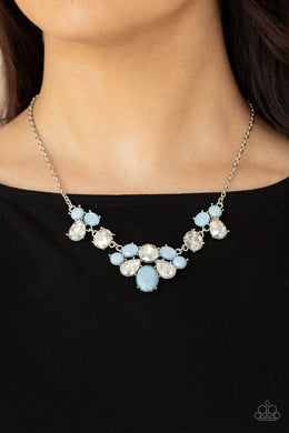 PRE-ORDER - Paparazzi Ethereal Romance - Blue - Necklace & Earrings - $5 Jewelry with Ashley Swint