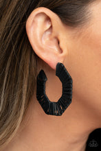 Load image into Gallery viewer, Paparazzi Fabulously Fiesta - Black - Earrings - $5 Jewelry with Ashley Swint