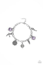 Load image into Gallery viewer, PRE-ORDER - Paparazzi Fancifully Flighty - Purple - Bracelet - $5 Jewelry with Ashley Swint