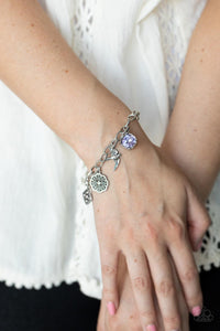 PRE-ORDER - Paparazzi Fancifully Flighty - Purple - Bracelet - $5 Jewelry with Ashley Swint
