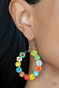 PRE-ORDER - Paparazzi Festively Flower Child - Multi - Seed Bead Earrings - $5 Jewelry with Ashley Swint