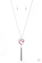 Load image into Gallery viewer, Paparazzi Finding My Forever - Pink - Necklace &amp; Earrings - $5 Jewelry with Ashley Swint