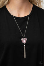 Load image into Gallery viewer, Paparazzi Finding My Forever - Pink - Necklace &amp; Earrings - $5 Jewelry with Ashley Swint