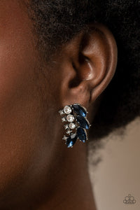 PRE-ORDER - Paparazzi Flawless Fronds - Blue - Earrings - $5 Jewelry with Ashley Swint