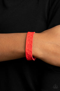 PRE-ORDER - Paparazzi Follow The Wildflowers - Red - Bracelet - $5 Jewelry with Ashley Swint