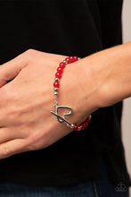 Load image into Gallery viewer, Paparazzi Following My Heart - Red - Bracelet - $5 Jewelry with Ashley Swint