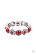 Load image into Gallery viewer, Paparazzi Garden Flair - Red - Stretchy Band Bracelet - $5 Jewelry with Ashley Swint