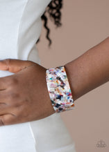 Load image into Gallery viewer, Paparazzi HAUTE Under The Collar - Multi - Tortoise Shell Pattern - Bracelet - $5 Jewelry with Ashley Swint
