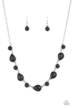 Load image into Gallery viewer, PRE-ORDER - Paparazzi Heavenly Teardrops - Black - Necklace &amp; Earrings - $5 Jewelry with Ashley Swint