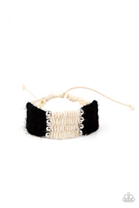 Paparazzi High Tides - Black - Sliding Knot Bracelet - $5 Jewelry with Ashley Swint