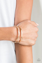 Load image into Gallery viewer, Paparazzi Highland Heiress - Gold - Cuff Bracelet - $5 Jewelry With Ashley Swint