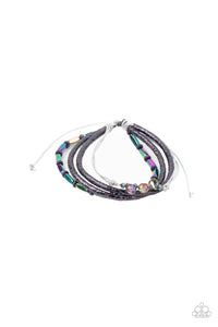 PRE-ORDER - Paparazzi Holographic Hike - Multi OIL SPILL - Bracelet - $5 Jewelry with Ashley Swint