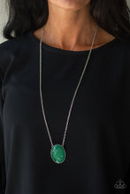 Load image into Gallery viewer, Paparazzi Intensely Illuminated - Green - Eden Beaded Pendant - Necklace &amp; Earrings - $5 Jewelry with Ashley Swint
