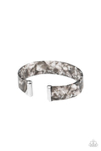 Load image into Gallery viewer, Paparazzi Its Getting HAUTE In Here - Black - and White Tortoise Shell Acrylic Cuff Bracelet - $5 Jewelry with Ashley Swint