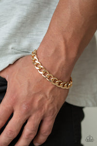 PRE-ORDER - Paparazzi Leader Board - Gold - Bracelet - $5 Jewelry with Ashley Swint