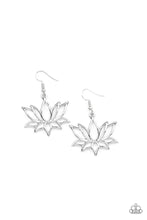 Load image into Gallery viewer, PRE-ORDER - Paparazzi Lotus Ponds - Silver - Earrings - $5 Jewelry with Ashley Swint