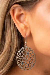 PRE-ORDER - Paparazzi Meadow Maiden - Blue - Earrings - $5 Jewelry with Ashley Swint