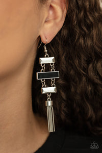 PRE-ORDER - Paparazzi Mind, Body, and SEOUL - Black - Earrings - $5 Jewelry with Ashley Swint