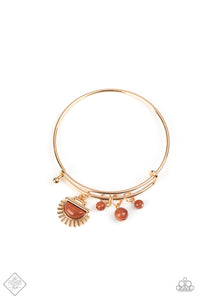 Paparazzi Mind, Body, and SOL - Gold - Bracelet - Fashion Fix Exclusive July 2020 - $5 Jewelry with Ashley Swint