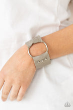 Load image into Gallery viewer, PRE-ORDER - Paparazzi Moto Mayhem - Silver - Bracelet - $5 Jewelry with Ashley Swint