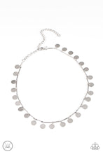 Load image into Gallery viewer, PRE-ORDER - Paparazzi Musically Minimalist - Silver - Choker Necklace &amp; Earrings - $5 Jewelry with Ashley Swint