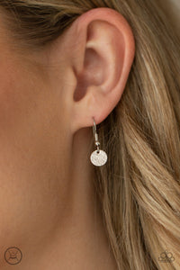 PRE-ORDER - Paparazzi Musically Minimalist - Silver - Choker Necklace & Earrings - $5 Jewelry with Ashley Swint