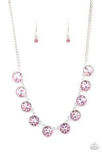 PRE-ORDER - Paparazzi Mystical Majesty - Pink IRIDESCENT - Necklace & Earrings - $5 Jewelry with Ashley Swint