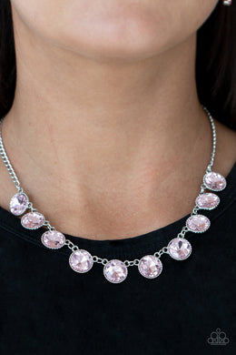 PRE-ORDER - Paparazzi Mystical Majesty - Pink IRIDESCENT - Necklace & Earrings - $5 Jewelry with Ashley Swint