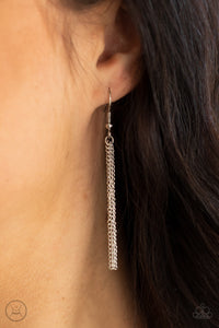 Paparazzi Need I SLAY More - Silver - Choker Necklace & Earrings - $5 Jewelry with Ashley Swint