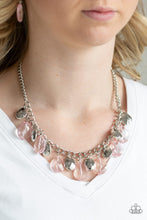 Load image into Gallery viewer, Paparazzi No Tears Left To Cry - Pink - Necklace &amp; Earrings - $5 Jewelry with Ashley Swint