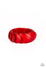 Load image into Gallery viewer, Paparazzi Nomadic Nature - Red Stones - Stretchy Bands Bracelet - $5 Jewelry With Ashley Swint