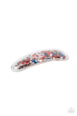 PRE-ORDER - Paparazzi Oh, My Stars and Stripes - Multi - Hair Clip - $5 Jewelry with Ashley Swint
