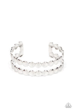 Load image into Gallery viewer, Paparazzi On The Spot Shimmer - Silver - Cuff Bracelet - $5 Jewelry with Ashley Swint