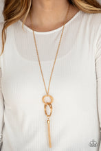 Load image into Gallery viewer, PRE-ORDER - Paparazzi Orbiting Splendor - Gold - Necklace &amp; Earrings - $5 Jewelry with Ashley Swint